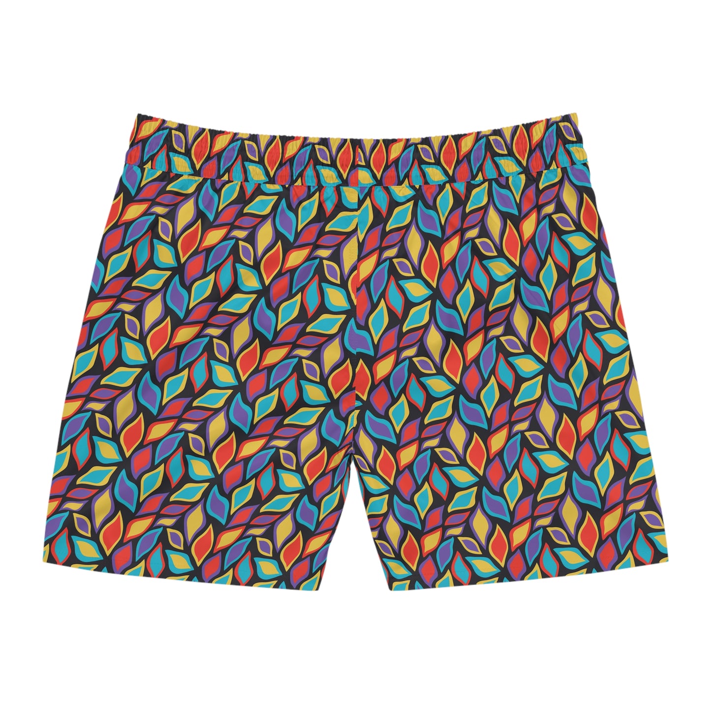 Short de bain - Feuilles arc-en-ciel